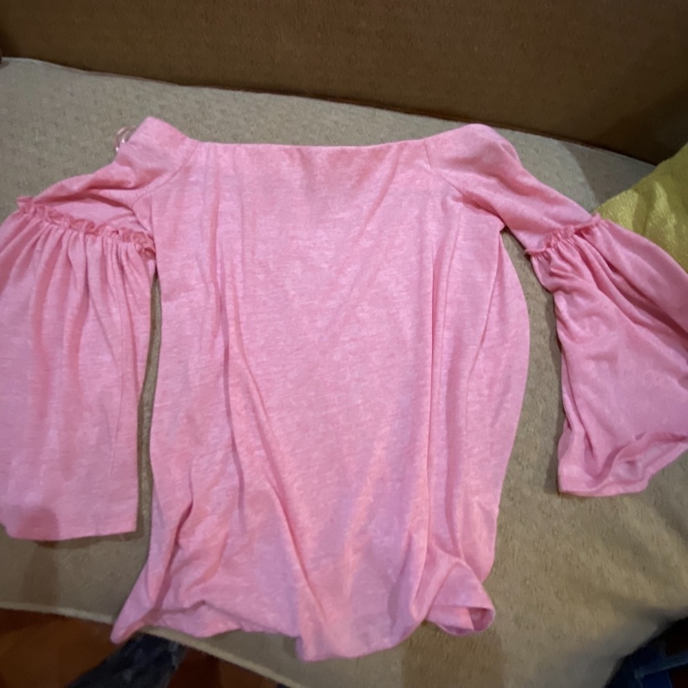 HALSTON OFF THE SHOULDER TOP